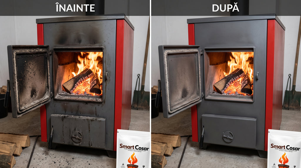 Smart Coșar - Pudră Anti-Funingine pentru Sobe și Coșuri de Fum, 1 Kg