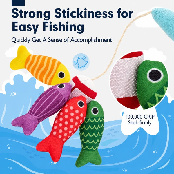 Joc magnetic educativ de pescuit MONTIFISH - set complet