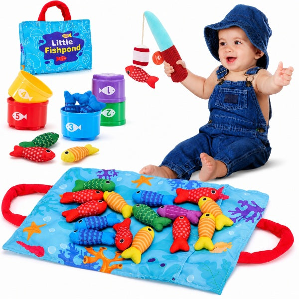 Joc magnetic educativ de pescuit MONTIFISH