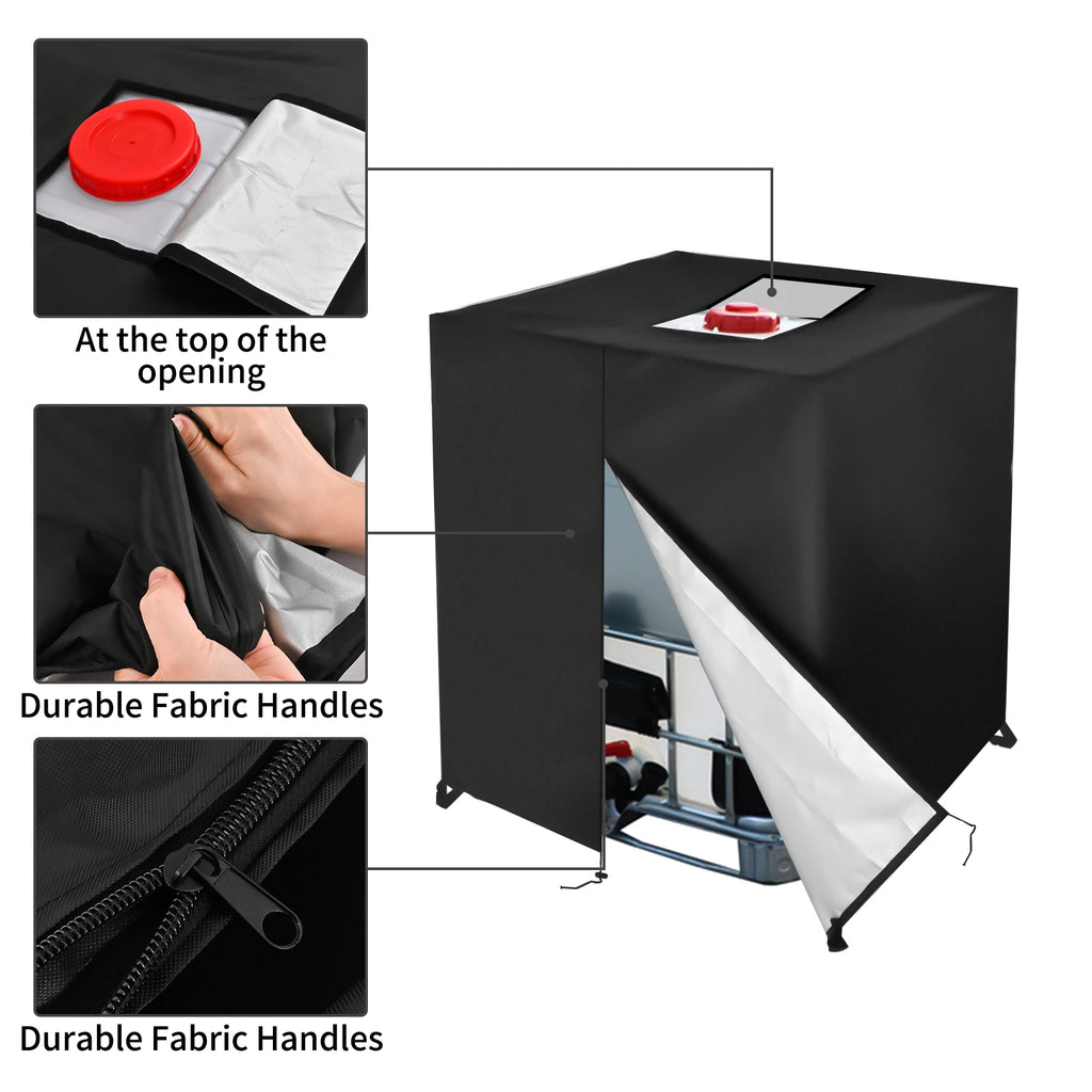 TankGuard detalii: deschidere, manere, fermoar