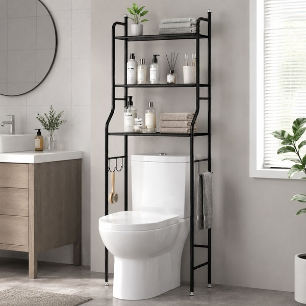 BATHFLEX - raft de baie peste toaleta, negru