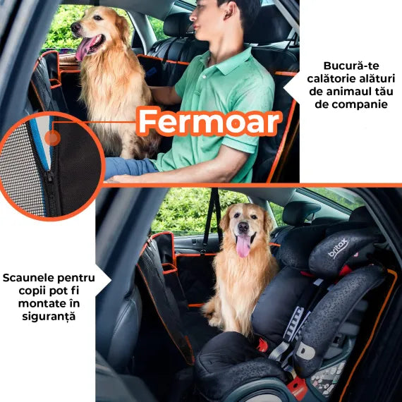 CARIPET - fermoar si scaun de copil