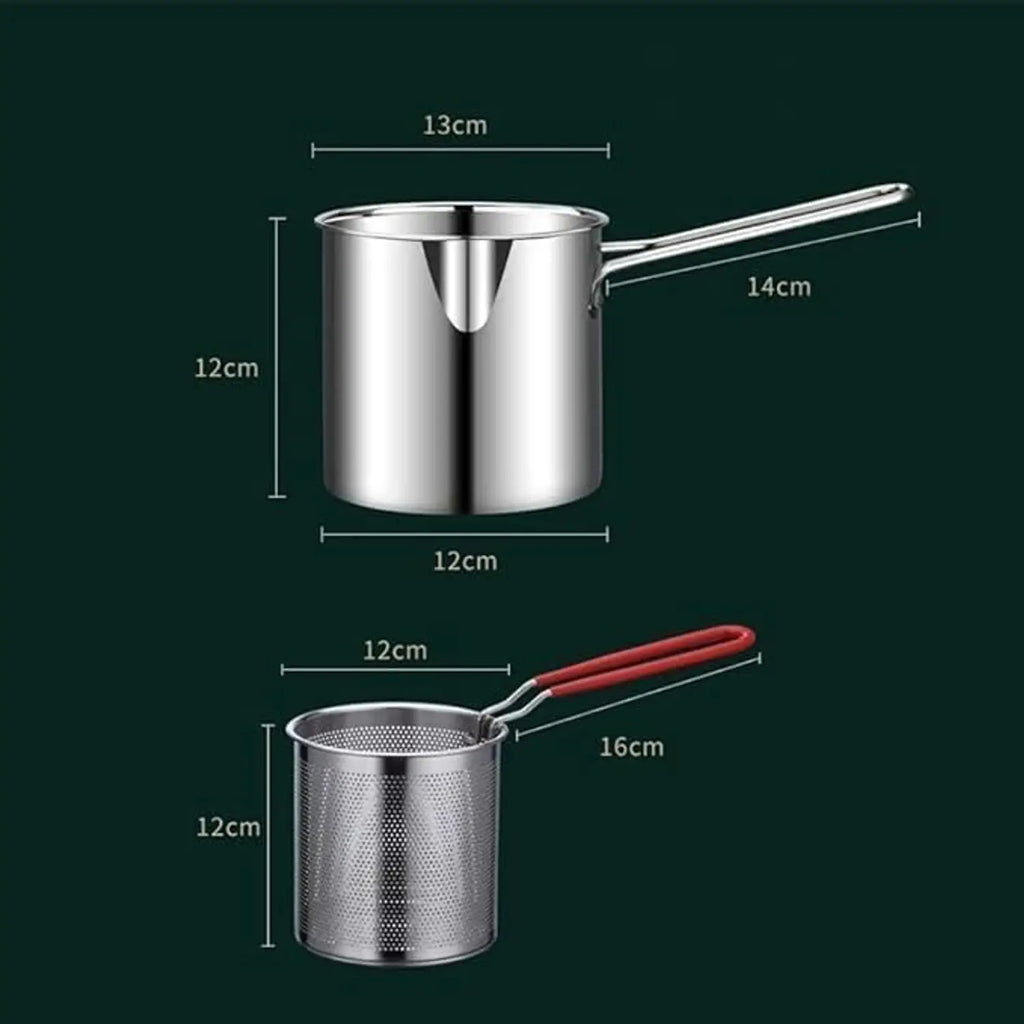 Fryvora - Oală Mini din Oțel Inoxidabil pentru Prăjit
