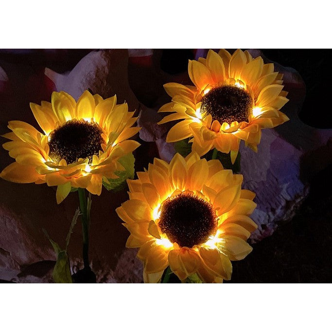 Detaliu floare cu micro-LED-uri