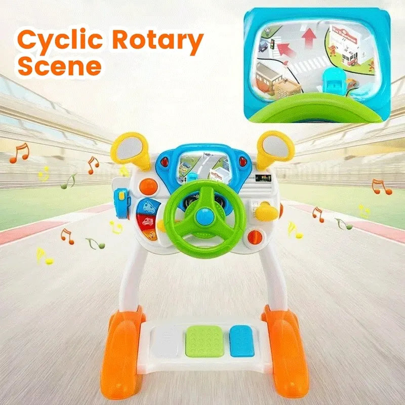 SimStation - scena rutiera rotativa si muzica